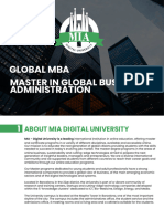 Master in Global Business Administration