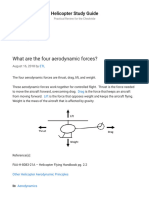 Aerodynamic Force - Helicopter Study Guide