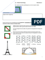 Structures 2 - Strengthening Frame Structures & Pylons - Grade 8 Technology