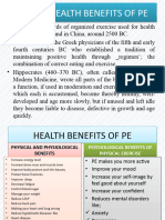 Unit Two-Health Benefits of Pe