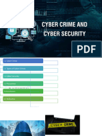 Cyber Crime and Cyber Security