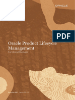 Functional Overview - Oracle SCM Product Lifecycle Mgmt. - r13-21D