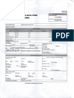 S S1On: Member'S Data Form (MDF)