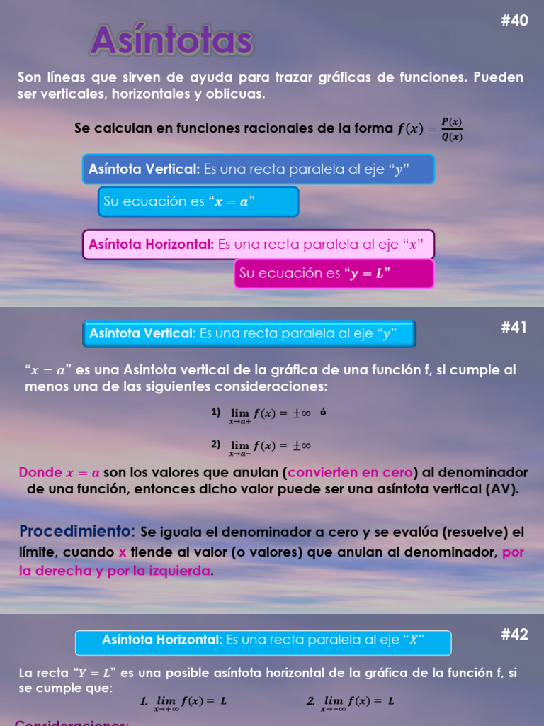 Asíntotas en Funciones Racionales | PDF | Asíntota | Funciones y mapeos