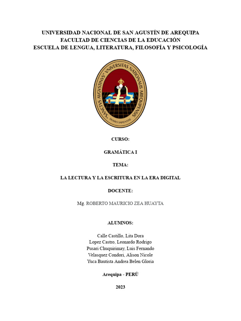 Lectura y Escritura en la Era Digital | PDF | Internet | Tecnología de ...