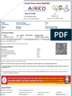 Electronic Reservation Slip (ERS) : PNR: Train No./Name Class