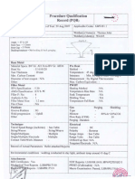 Procedure Qualification Record (PQR) : 1-2mm 2-5mm