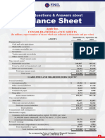 Basic Q&A Balance Sheet