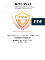 Proposal Turnamen Bola Futsal Ipmk