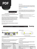 Ceiling Microphone Installation Guide | PDF | Microphone | Manufactured ...