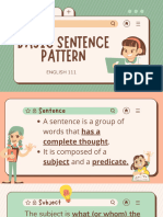 1 - Basic Sentence Pattern (1)