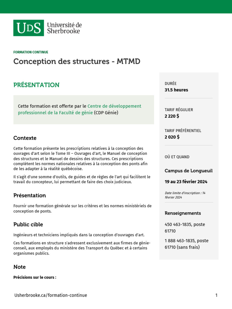 Formation en conception des structures | PDF | Ingénieur | Pont