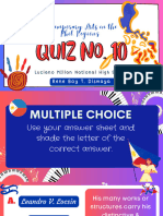 QUIZ National Artist of The Phils. PART 2 QUIZ NO. 10