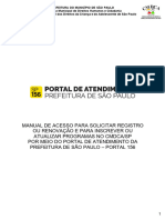 Manual de Acesso - Portal 156