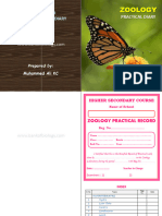 Zoology Practical Record Book