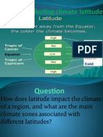 Factors Affecting Climate Latitude