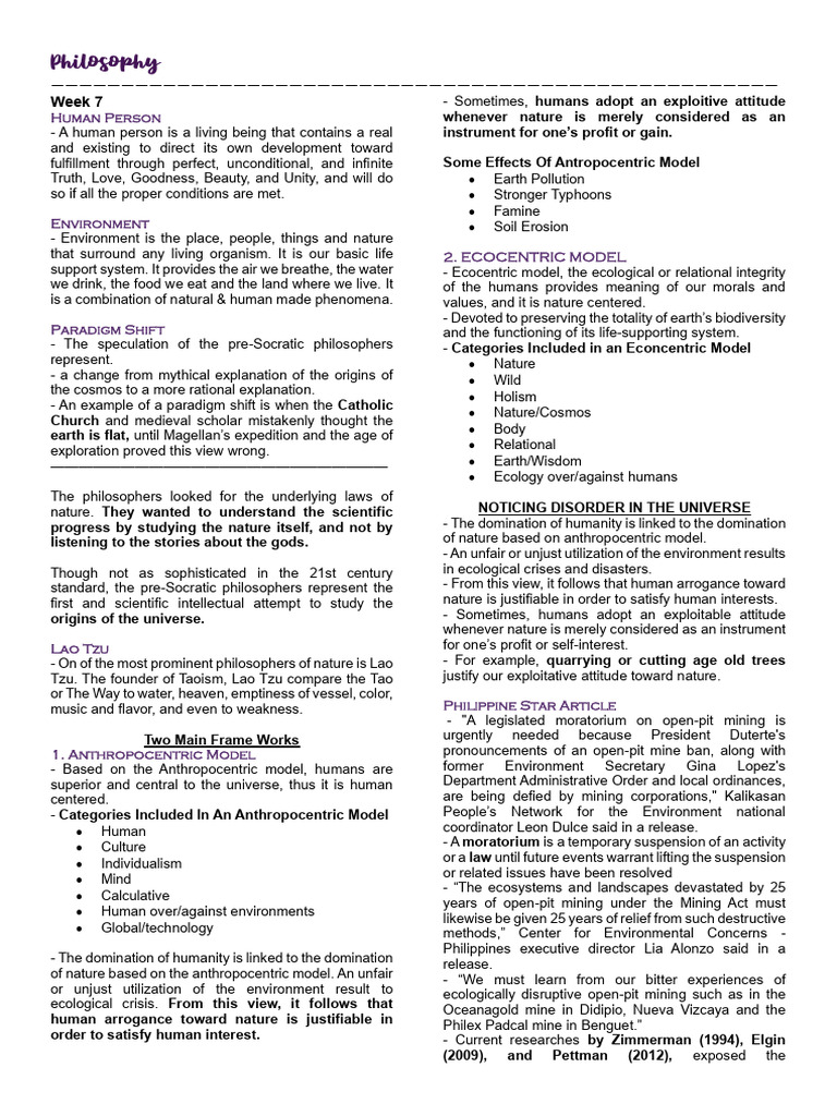Grade 12 Philosophy Reviewer - 2nd Semester | PDF | Reason | Thomas Aquinas