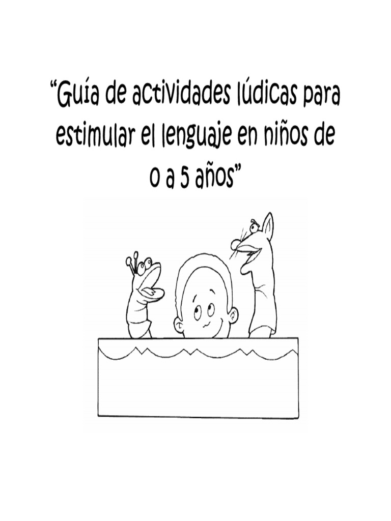 Actividades lúdicas para estimular el lenguaje | PDF | Color