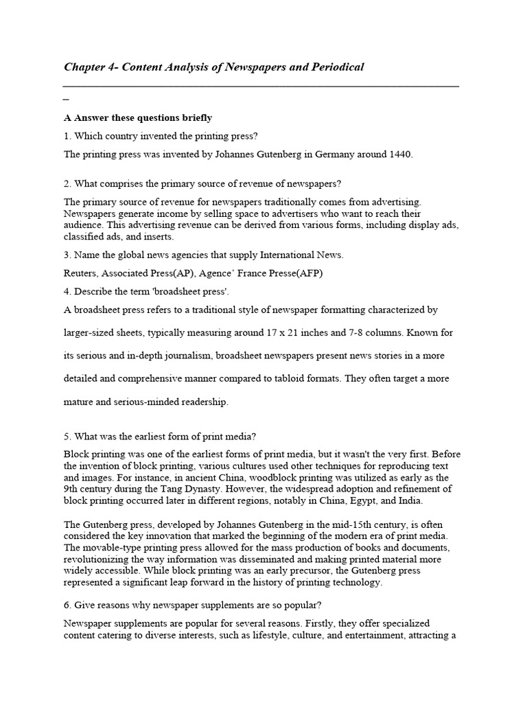 Chapter 4 analysis of newspapers and periodicals download free pdf