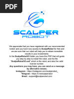 Installation ScalpeRobot