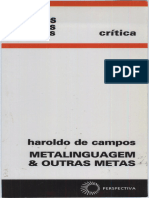 Iracema Uma Arqueologai de Vanguarda - Haroldo de Campos