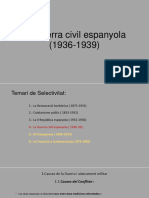 La Guerra Civil Española (1936-1939)