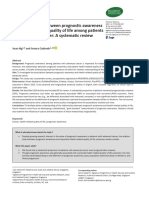 The Associations Between Prognostic Awareness and Health-Related Quality of Life Among Patients With Advanced Cancer: A Systematic Review