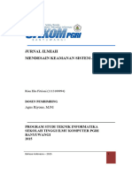 Jurnal Ilmiah Mendesain Keamanan Sistem Jaringan: Agus Riyono, M.PD