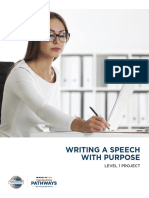 8103 Writing A Speech With Purpose