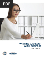 8103 Writing A Speech With Purpose