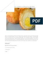Egg Ball and Cassava Puffs