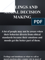 Topic 4 - Feelings and Moral Decision Making