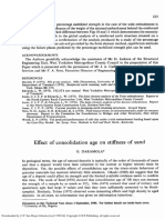 Effect of Consolidation Age On Stiffness of Sand