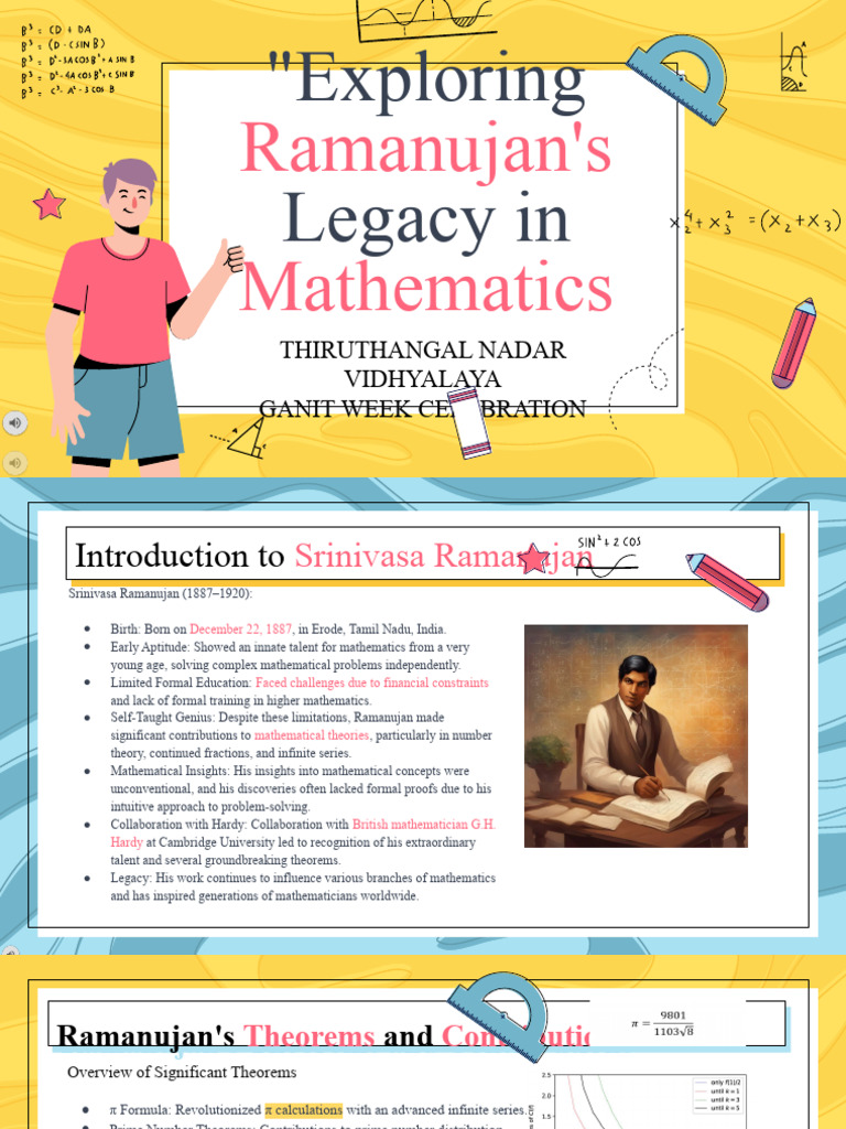 Ramanujan's Impact on Modern Mathematics | PDF | Mathematics | Geometry