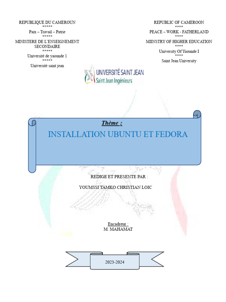 Installation de Fedora et Ubuntu sur VM | PDF | Distribution Linux | Linux