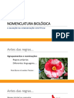 Nomenclatura Biológica - Nomes