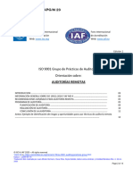 Documento ISO APG - Auditorias Remotas (Espanhol)
