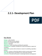 2.2 - Development Plans