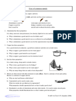 01 EXT Common Uses of Metals