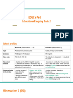 EDUC 6760 Educational Inquiry Task 2