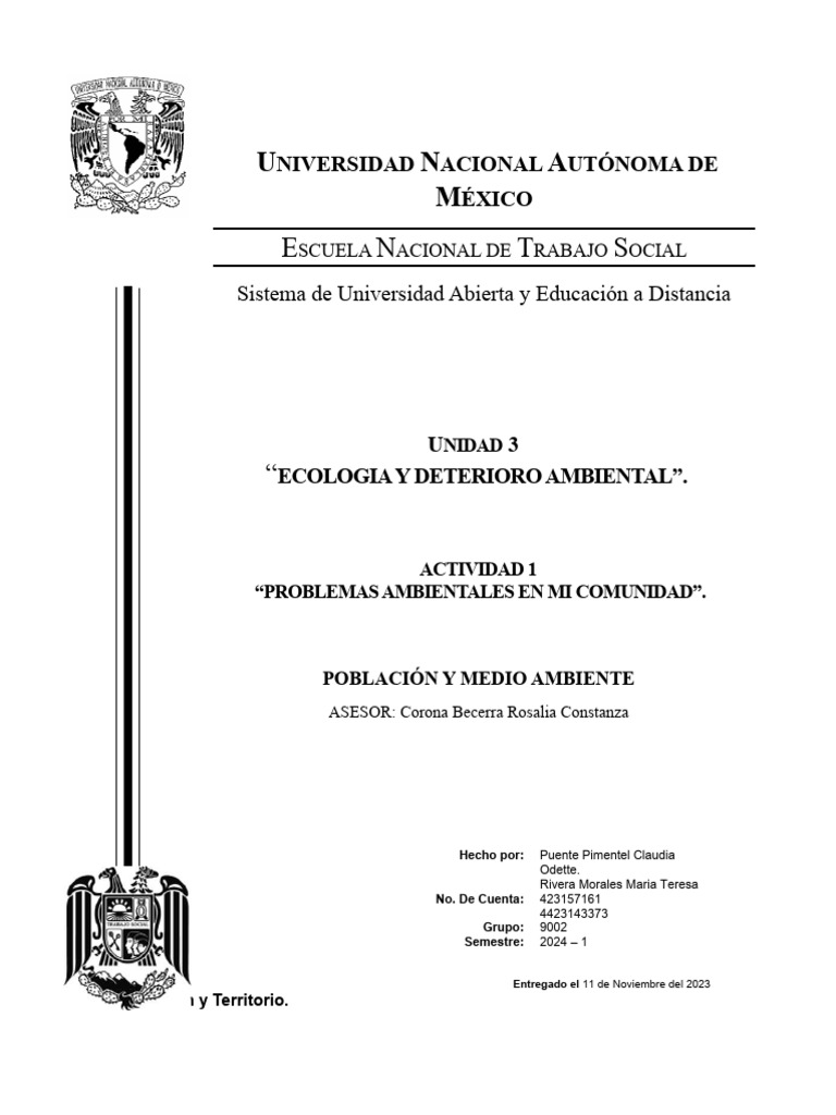 Problemas Ambientales en Tultitlán | PDF | Residuos | Entorno natural