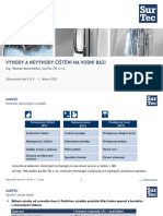 SurTec ČR - Výhody A Nevýhody Čištění Na Vodní Bázi