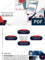 AppEcon Lesson 2 Economics As An Applied Science