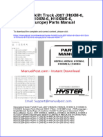 Hyster Forklift Truck j007 h8xm 6 h9xm 6 h10xm 6 h10xms 6 h12xm 6 Europe Parts Manual 4034117