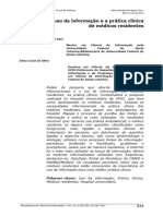 O Uso Da Informação e A Prática Clínica de Médicos Residentes