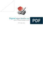 Digital Sign Aruba On SCPI