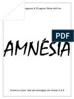 Amnésia - Livret lvl5-6
