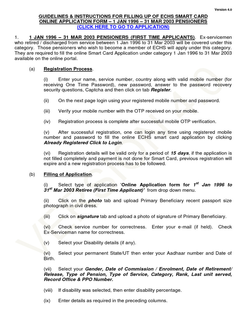 ECHS Smart Card Application Guide | PDF | Applications Of Cryptography ...