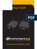 Manual Audioengine D2 Set Up Guide