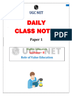 Higher Education 08 - Daily Class Notes - Mission JRF June 2024
